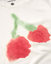 Load image into Gallery viewer, THINKING MU | Ida Blurry Cherry Tee | White