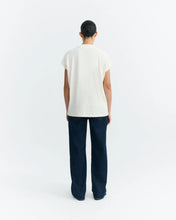 Load image into Gallery viewer, THINKING MU | Volta Trumpet Patched Tee | Ecru
