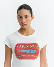 Load image into Gallery viewer, THINKING MU | Sardines Mirna Tee | White