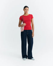Load image into Gallery viewer, THINKING MU | Clavel Mirna-R Tee | Red