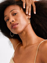 Load image into Gallery viewer, PILGRIM | Timber Hoop Earrings | Gold Plated