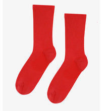 Load image into Gallery viewer, COLORFUL STANDARD |  Women Classic Organic Sock | Scarlet Red