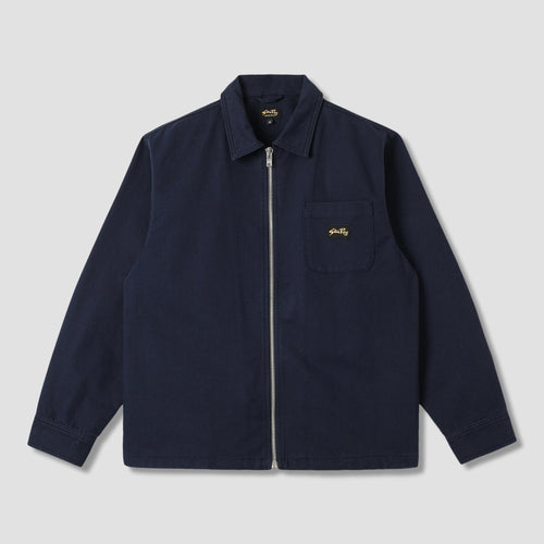 Stan Ray | Zip Shirt | Navy Bedford