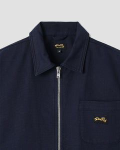Stan Ray | Zip Shirt | Navy Bedford