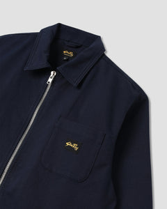Stan Ray | Zip Shirt | Navy Bedford