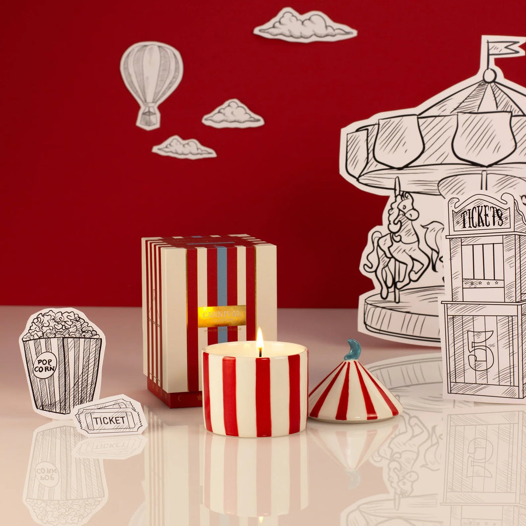 ZESTY LEMONS | CARNIVAL CANDLE | Plum & Pomegranate - LONDØNWORKS