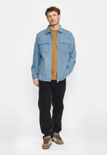 Load image into Gallery viewer, REVOLUTION | 3221 Zipped Denim Worker Shirt | Light Blue - LONDØNWORKS