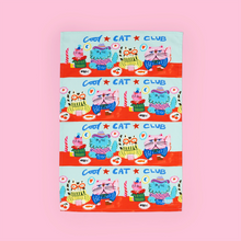 Load image into Gallery viewer, ELEANOR BOWMER | Cool Cat Club Tea Towel