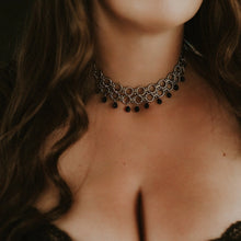 Load image into Gallery viewer, MYSTICUM LUNA | Sanctus O Ring Tear Drop Choker | Stainless Steel - LONDØNWORKS