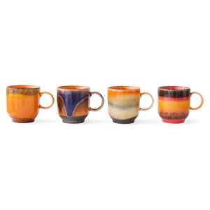 HKLIVING | Set of 4 Coffee Mugs | Brazil - LONDØNWORKS