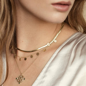 AGAPE JEWELLERY | Rania Necklace | Gold Plated - LONDØNWORKS