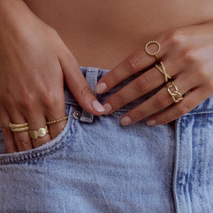 AGAPE JEWELLERY | Sophia RIng | Gold Plated - LONDØNWORKS