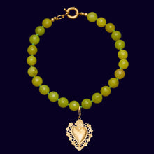 Load image into Gallery viewer, PALAS | Capucine Choker &amp; Charm Set | Apple Green