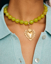 Load image into Gallery viewer, PALAS | Capucine Choker &amp; Charm Set | Apple Green