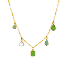 Load image into Gallery viewer, ASHIANA | Aubrey Charm Neckalce | Green