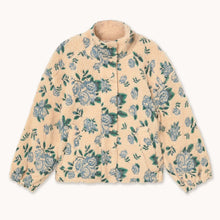 Load image into Gallery viewer, THE TINY BIG SISTER | Roses Sherpa Jacket | Vanilla - LONDØNWORKS