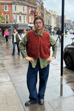 Load image into Gallery viewer, ØST LONDON | Kirsten Sleeveless Fleece Jacket | Rust