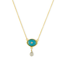 Load image into Gallery viewer, ASHIANA | Praia Evil Eye Necklace | Gold