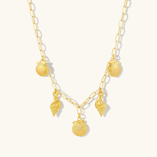 FORMATION | Shell Charm Necklace | Gold Plated