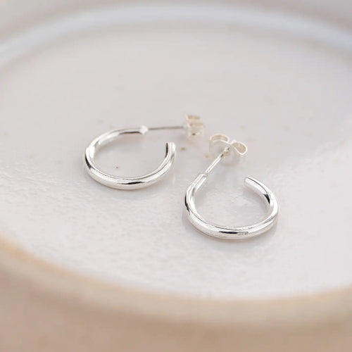 LUCY KEMP | Everyday Mini Circle Hoops | Sterling Silver - LONDØNWORKS
