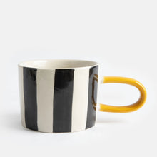 Load image into Gallery viewer, CAROLINE GARDNER | Mono Big Strip Ceramic Mug - LONDØNWORKS