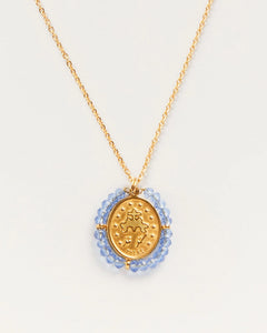 PALAS | Santa Maria Necklace | Gold Plated | Sky Blue - LONDØNWORKS