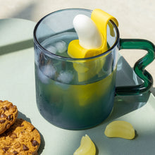 Load image into Gallery viewer, OLI OLSEN | Helio Ferretti Wave Handled Glass Mug | Sapphire