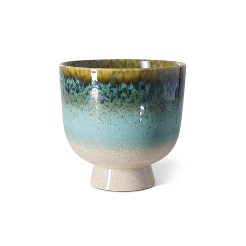 HKLIVING | Ceramic Retro Flower Pot | Lagoon