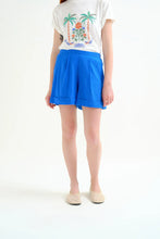 Load image into Gallery viewer, COMPANIA FANTASTICA | Pleated Shorts | Azure Blue