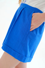 Load image into Gallery viewer, COMPANIA FANTASTICA | Pleated Shorts | Azure Blue