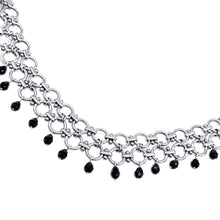 Load image into Gallery viewer, MYSTICUM LUNA | Sanctus O Ring Tear Drop Choker | Stainless Steel - LONDØNWORKS