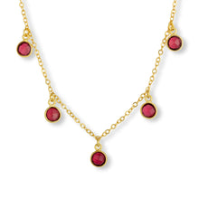 Load image into Gallery viewer, ASHIANA | Maeve Tourmaline Charm Necklace