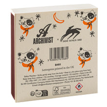 Load image into Gallery viewer, ARCHIVIST | Square Matchbox | Black Spotted Kitten