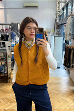 Load image into Gallery viewer, ØST LONDON | Kirsten Sleeveless Fleece Jacket | Mustard