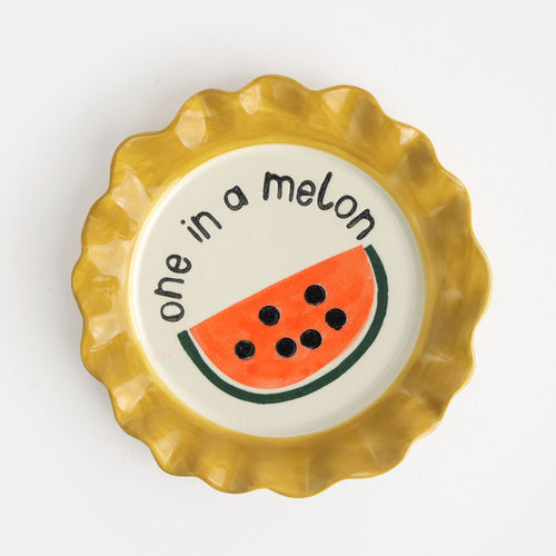 CAROLINE GARDNER | One In A Melon Plate - LONDØNWORKS