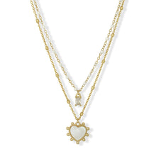Load image into Gallery viewer, ASHIANA | Cayenne Sacred Heart Charm Necklace | Gold
