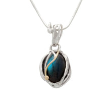 Load image into Gallery viewer, BANYAN JEWELLERY | Handmade Sterling Silver Pendant | Labradorite - LONDØNWORKS