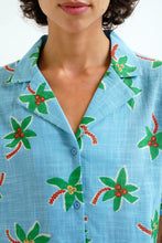 Load image into Gallery viewer, COMPANIA FANTASTICA | Coconut Shirt | Blue