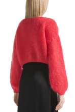Load image into Gallery viewer, AMERICANDREAMS | Cornelia Cropped Mohair Cardigan | Lipstick Red - LONDØNWORKS
