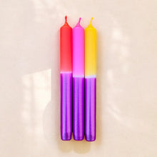 Load image into Gallery viewer, PINK STORIES | Dip Dye Neon Candles | Berry Burst