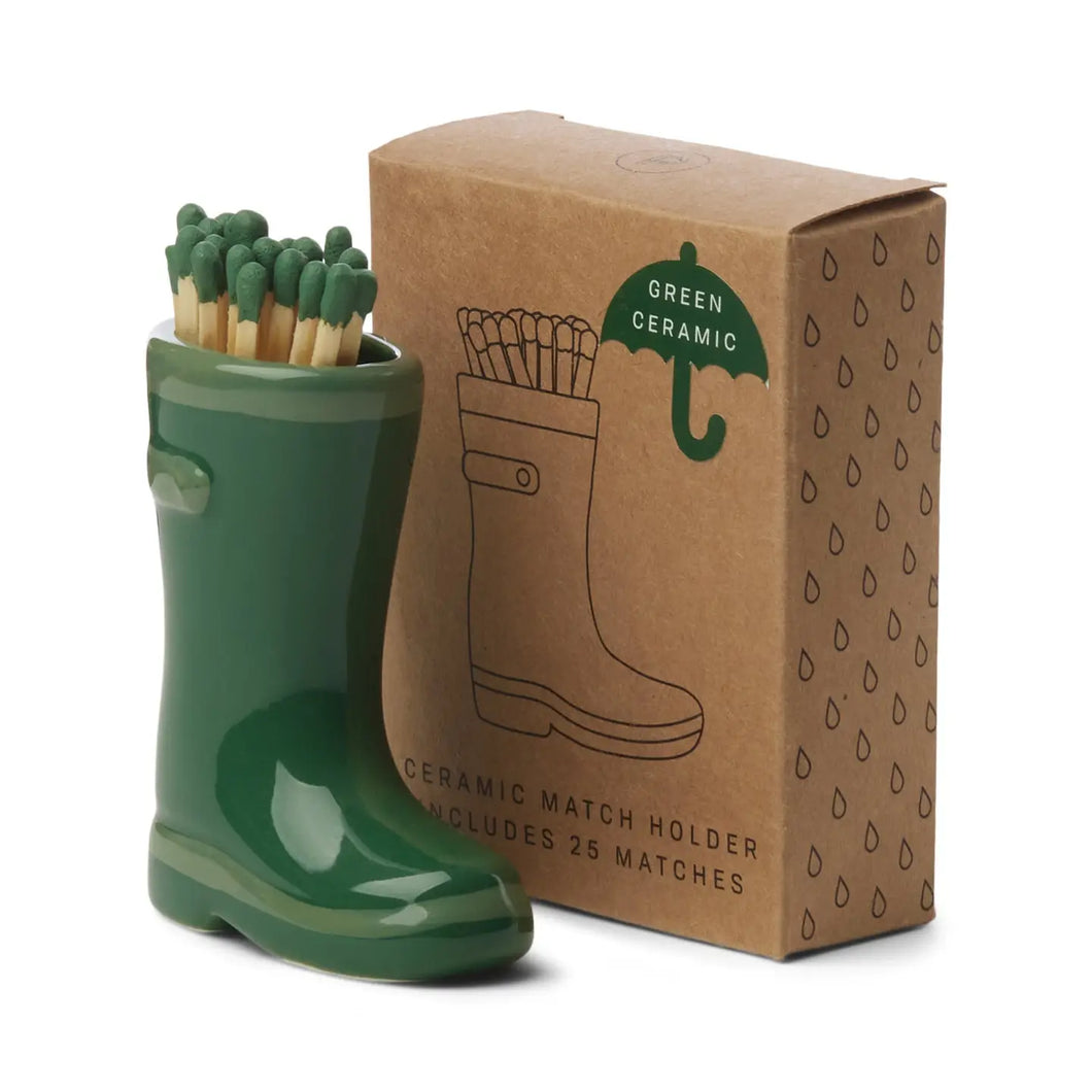 PADDYWAX | Wellington Boot Match Holder | Green
