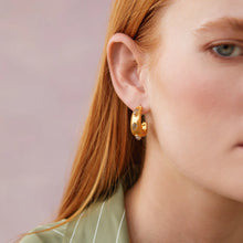 Load image into Gallery viewer, ASHIANA | Daphne Hoop Earrings | Labradorite