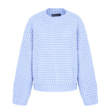 Load image into Gallery viewer, CARA &amp; THE SKY | Darwin Oversized Chunky Knit Jumper | Blue
