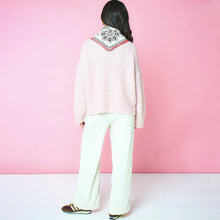 Load image into Gallery viewer, CARA &amp; THE SKY | Darwin Oversized Chunky Knit Jumper | Pink