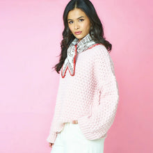 Load image into Gallery viewer, CARA &amp; THE SKY | Darwin Oversized Chunky Knit Jumper | Pink