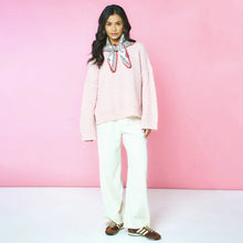 Load image into Gallery viewer, CARA &amp; THE SKY | Darwin Oversized Chunky Knit Jumper | Pink