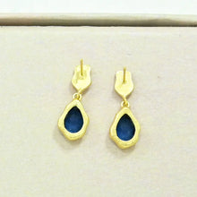 Load image into Gallery viewer, SCHMUCKOO BERLIN | Olivia Earrings | Blue Lolite - LONDØNWORKS
