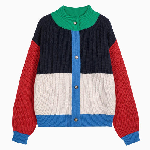 BOBO CHOSES | Color Block Cardigan | Multi - LONDØNWORKS