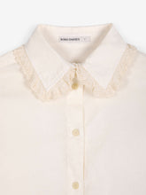 Load image into Gallery viewer, BOBO CHOSES | Lace Ending Poplin Shirt | Cream