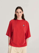 Load image into Gallery viewer, BOBO CHOSES | Monster Mug Embroidery Relaxed Tee | Red